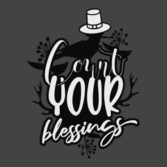 Count Your Blessings T-Shirt CHARCOAL