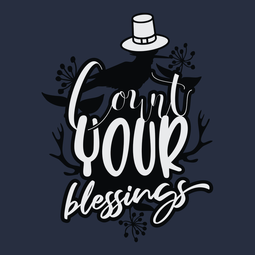 Count Your Blessings T-Shirt NAVY