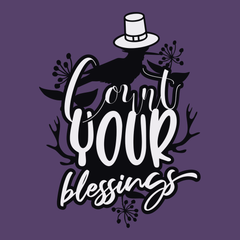 Count Your Blessings T-Shirt PURPLE