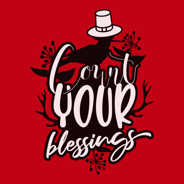 Count Your Blessings T-Shirt RED