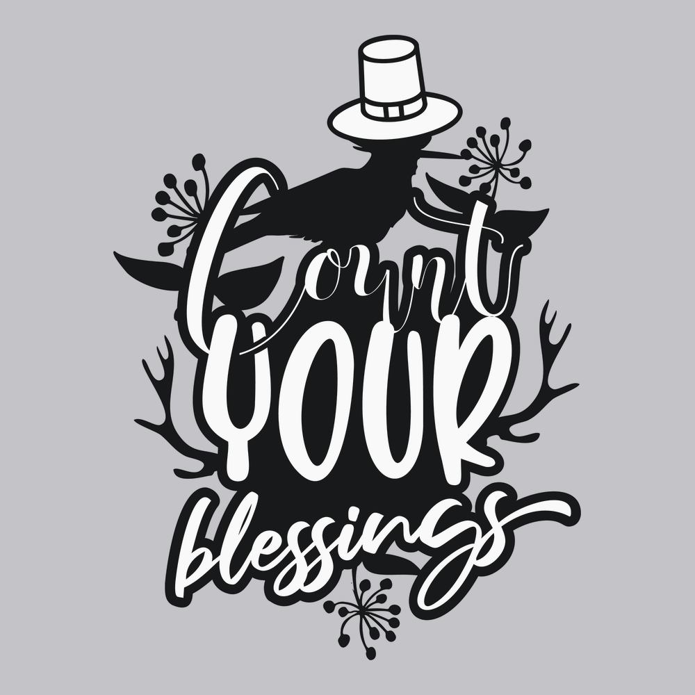 Count Your Blessings T-Shirt SILVER