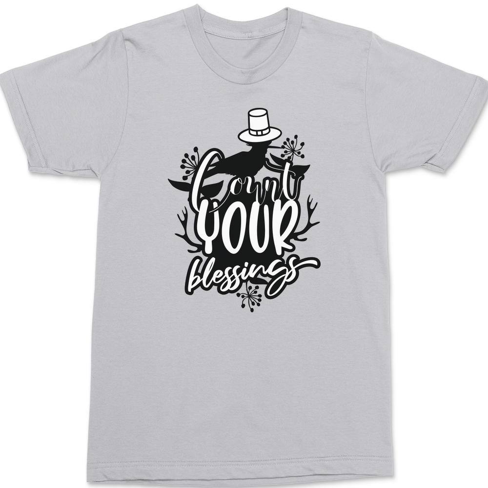 Count Your Blessings T-Shirt SILVER