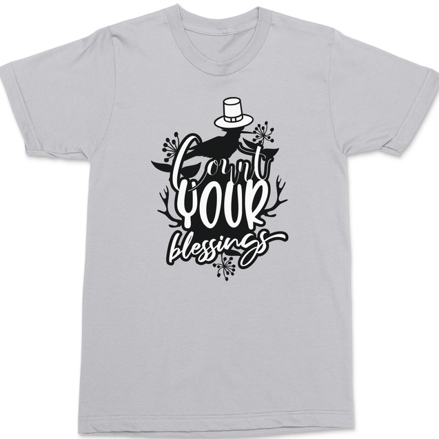 Count Your Blessings T-Shirt SILVER