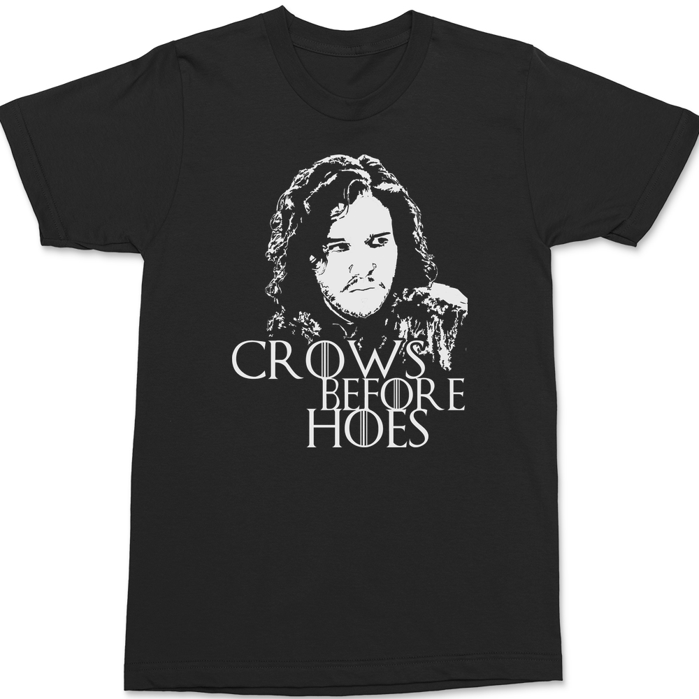 Crows Before Hoes T-Shirt BLACK