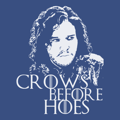 Crows Before Hoes T-Shirt BLUE