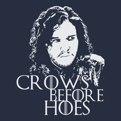 Crows Before Hoes T-Shirt Navy