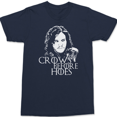 Crows Before Hoes T-Shirt Navy
