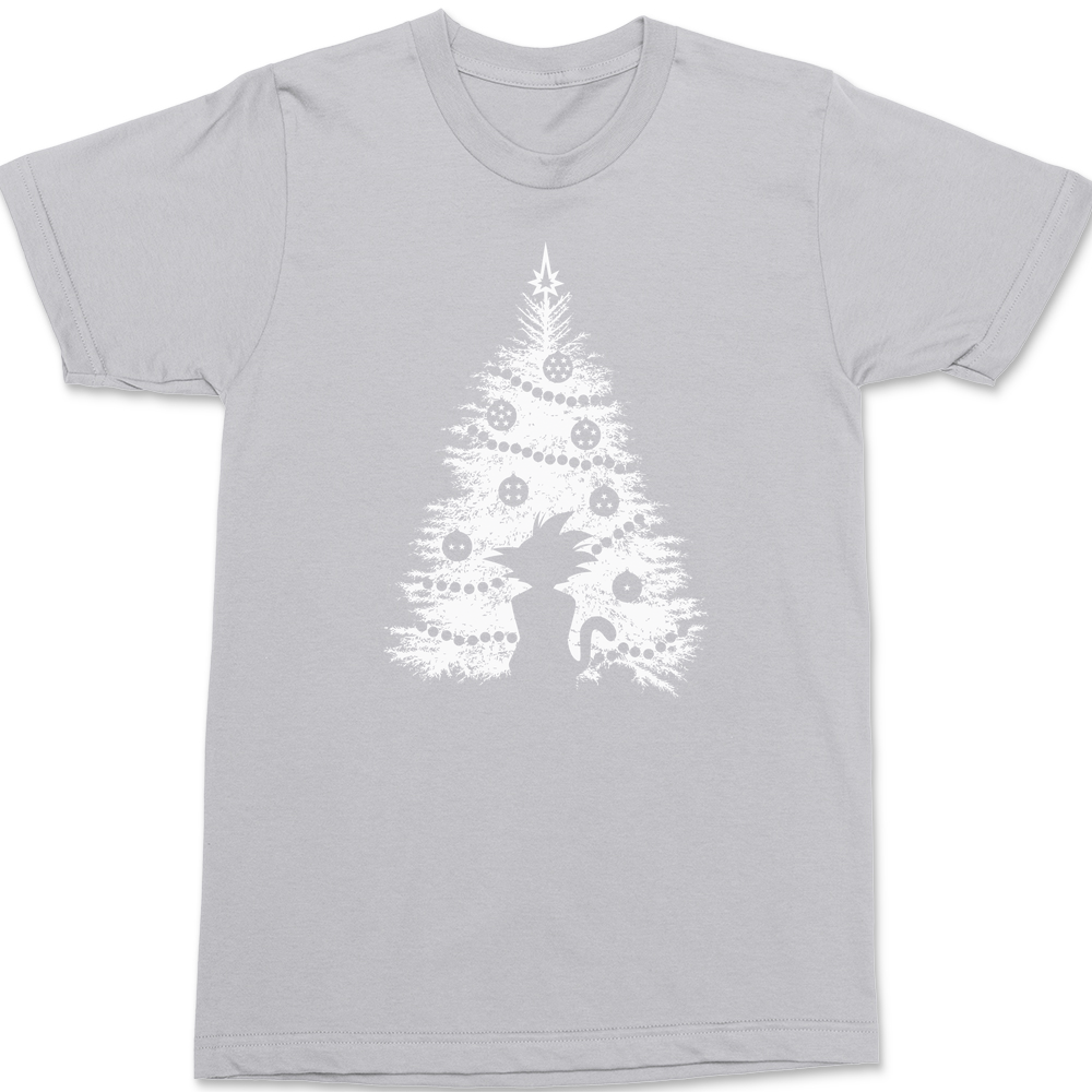 DBZ Christmas Tree T-Shirt SILVER