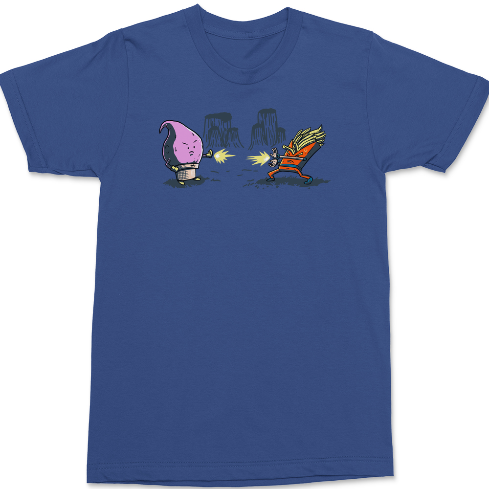 DBZ Food Fight T-Shirt BLUE