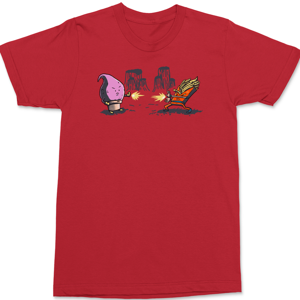 DBZ Food Fight T-Shirt RED