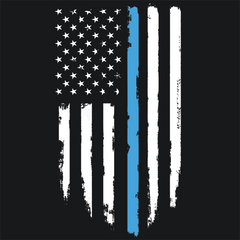 We Back The Blue T-Shirt - Textual Tees