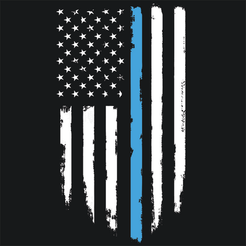 We Back The Blue T-Shirt - Textual Tees