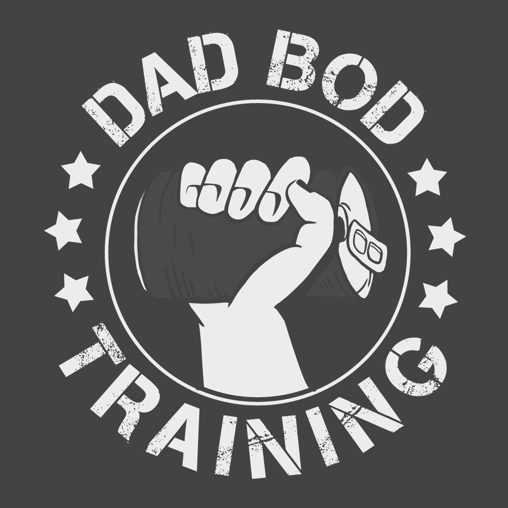 Dad Bod Training T-Shirt CHARCOAL