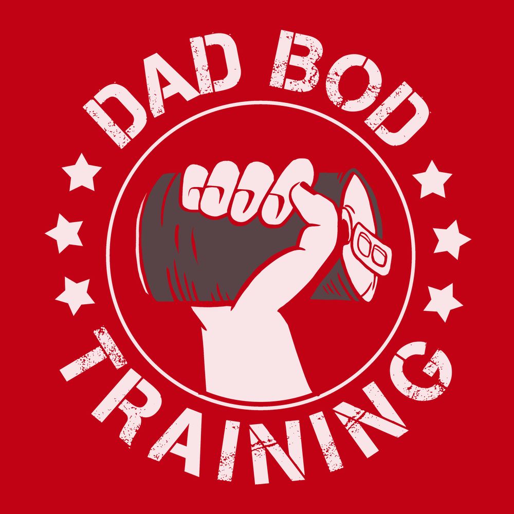Dad Bod Training T-Shirt RED