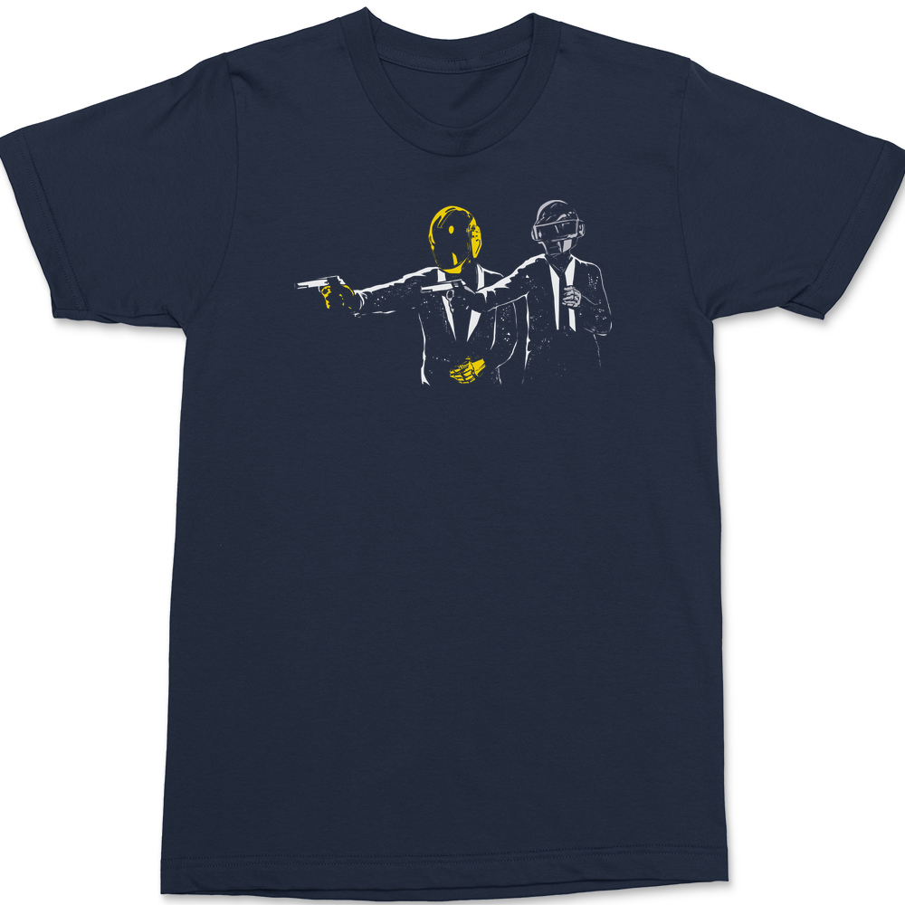 Daft Punk Pulp Fiction T-Shirt Navy