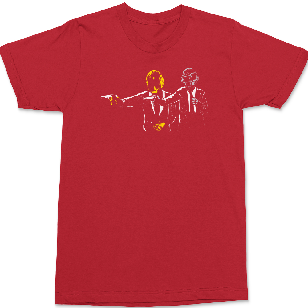 Daft Punk Pulp Fiction T-Shirt RED