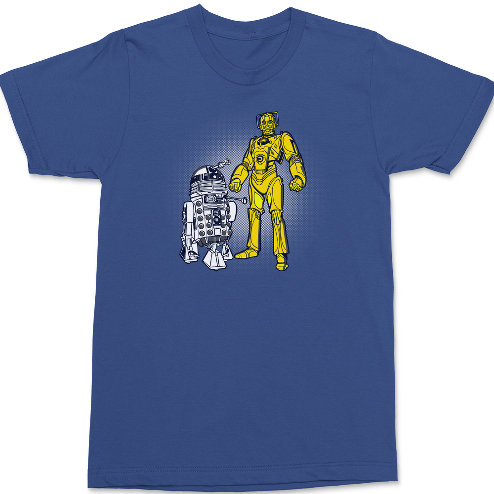 Dalek And Cyberman T-shirt Tees Doctor Who - Mens - Star Wars - T-shirt Textual Tees Dalek And Cyberman T-shirt Tees Doctor Who - Mens - Star Wars - T-shirt Textual Tees