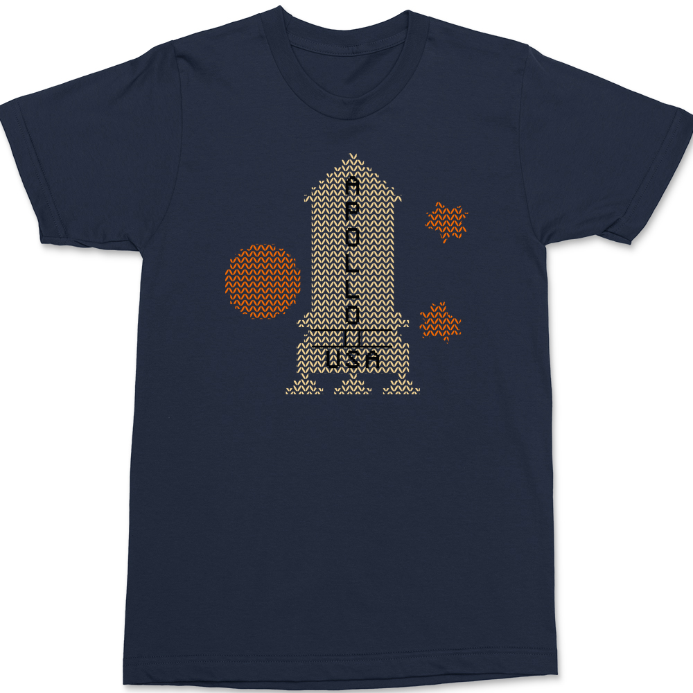 Danny Torrance Sweater Design T-Shirt Navy