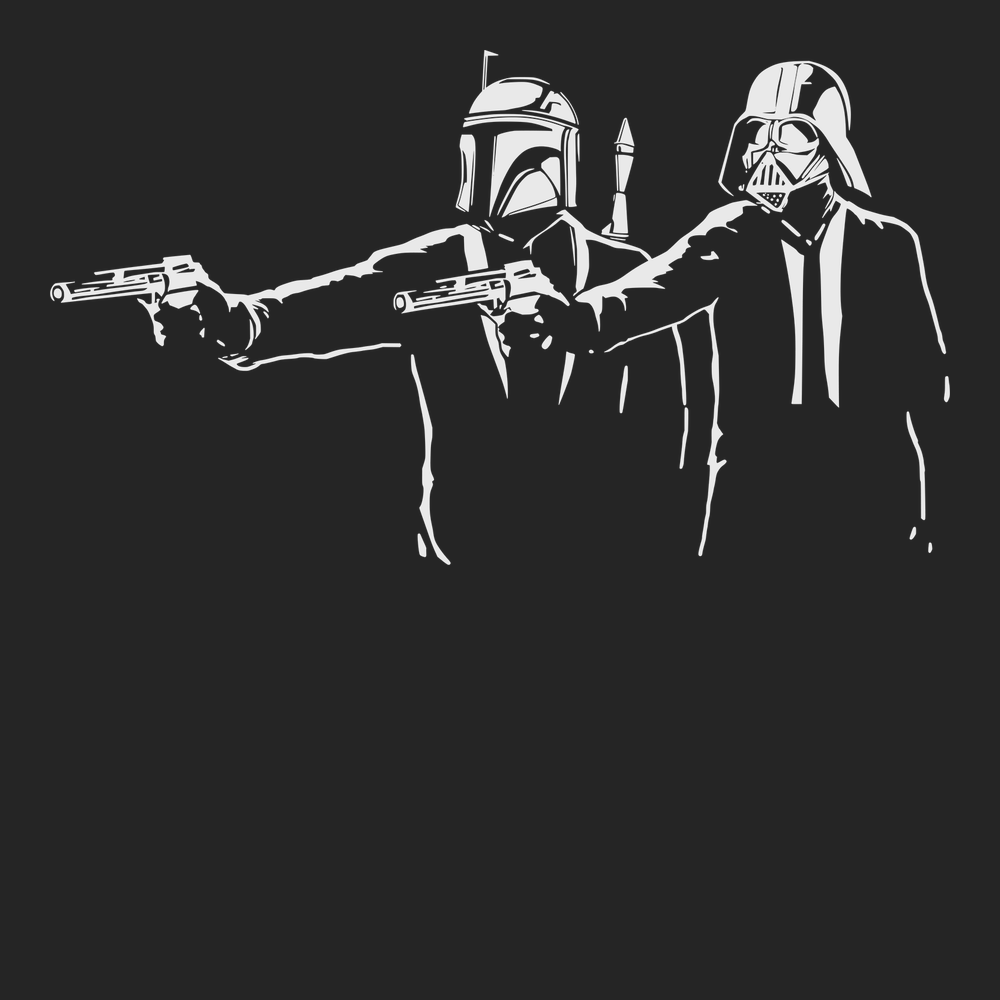 Darth Fiction T-Shirt BLACK