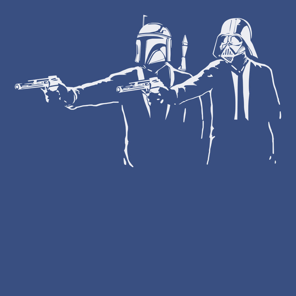 Darth Fiction T-Shirt BLUE