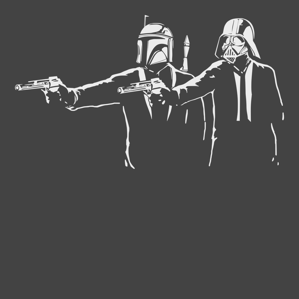 Darth Fiction T-Shirt CHARCOAL
