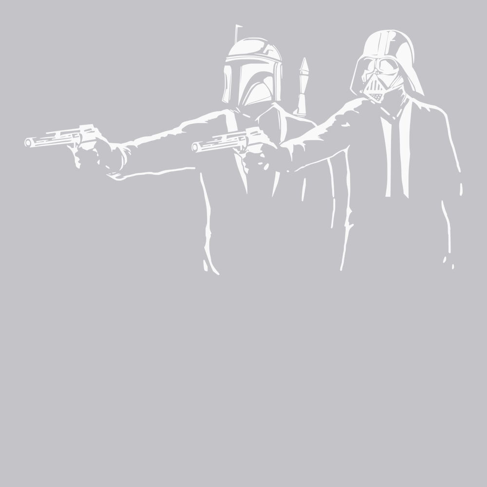 Darth Fiction T-Shirt SILVER