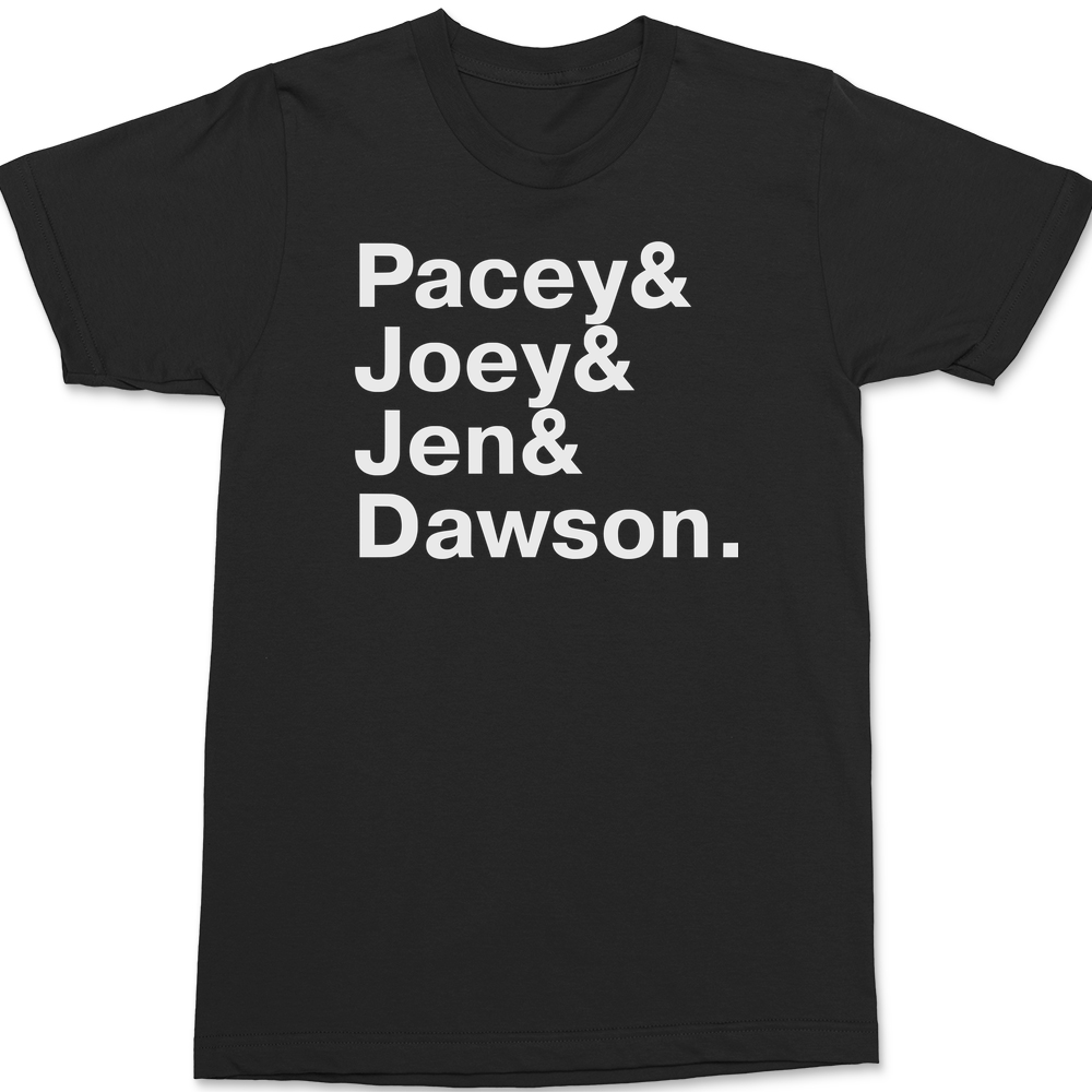Dawson's Creek Names T-Shirt BLACK