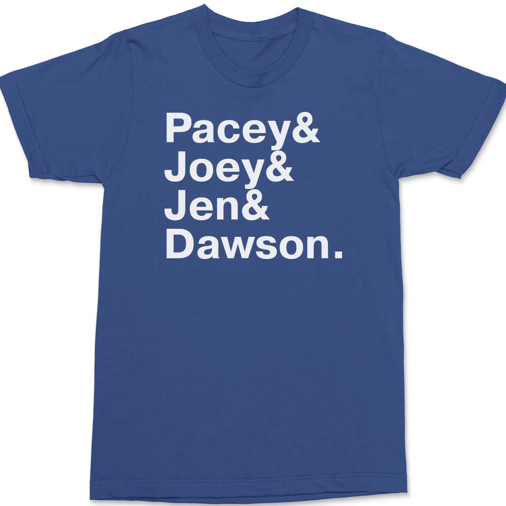 Dawson's Creek Names T-Shirt BLUE