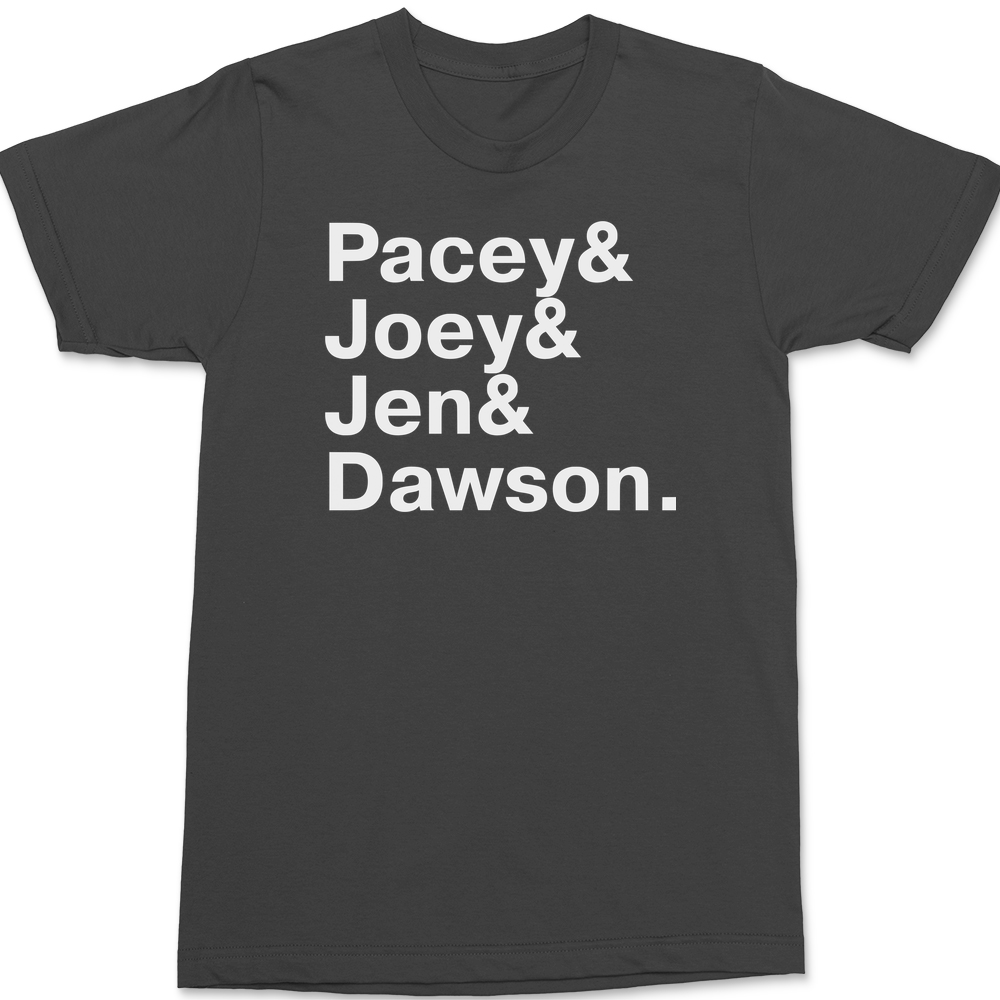 Dawson's Creek Names T-Shirt CHARCOAL