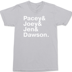 Dawson's Creek Names T-Shirt SILVER