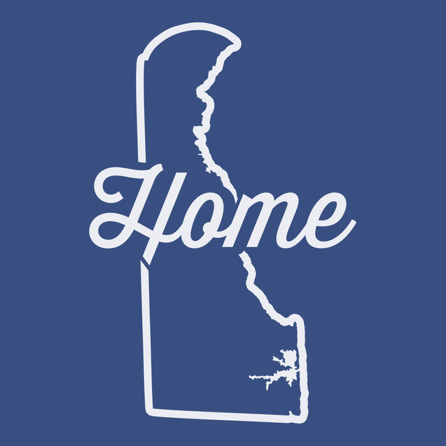 Delaware Home T-Shirt BLUE