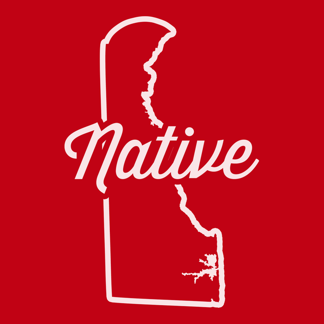 Delaware Native T-Shirt RED