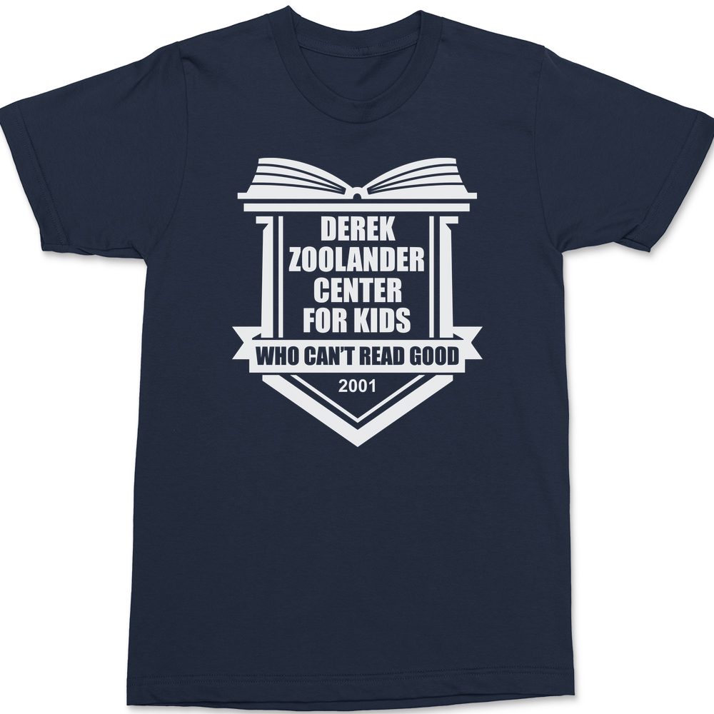 Derek Zoolander's School For Kids T-Shirt NAVY