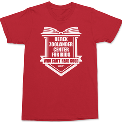 Derek Zoolander's School For Kids T-Shirt RED