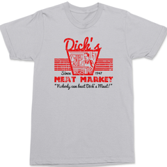 Dicks Meat Market T-Shirt SILVER