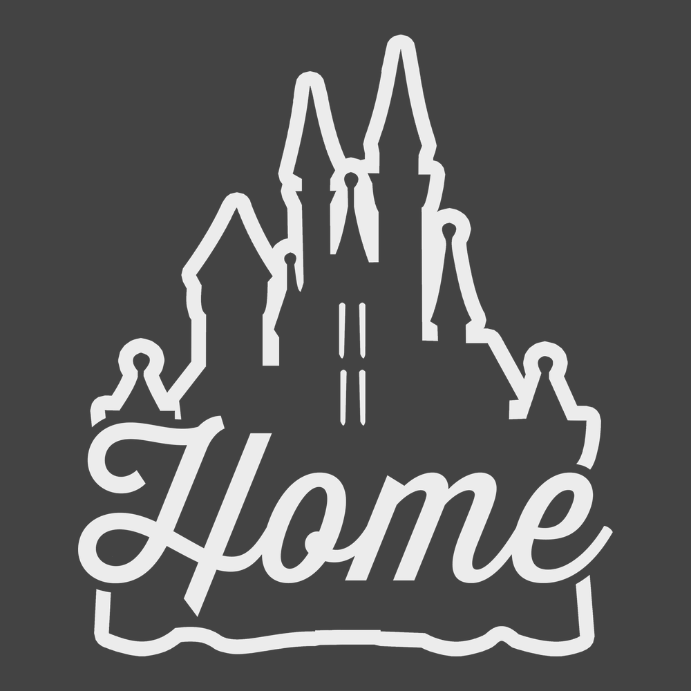Disney Home T-Shirt CHARCOAL