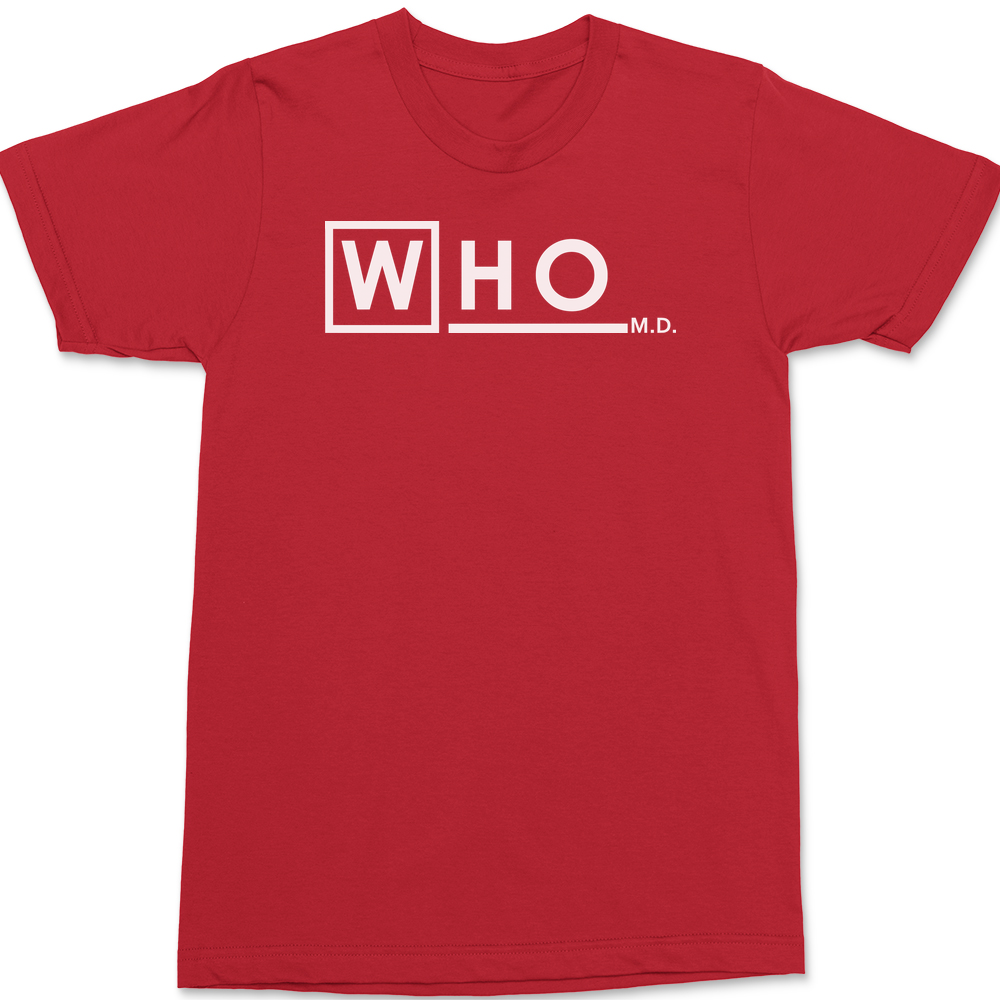 Doctor Who MD T-Shirt RED