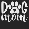 Dog Mom T-Shirt BLACK