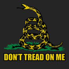 Don't Tread On Me T-Shirt BLACK