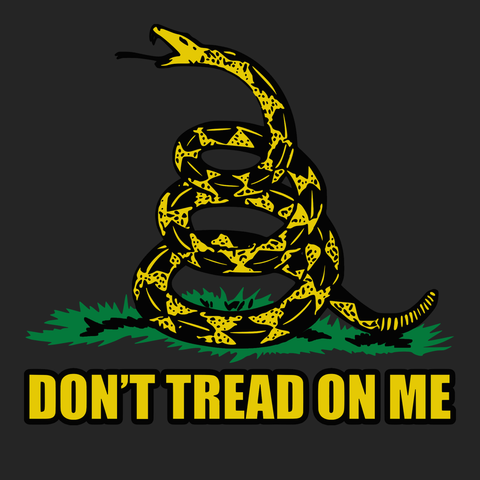 Don't Tread On Me T-Shirt BLACK