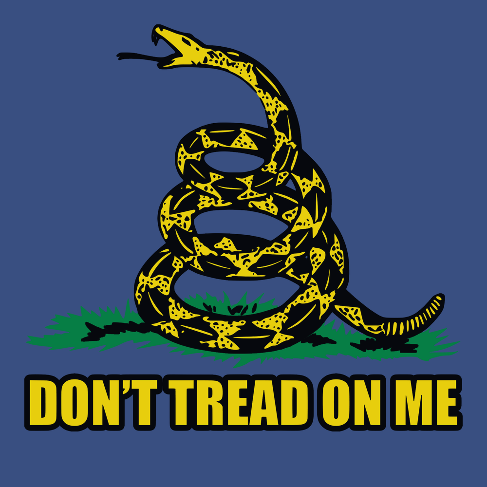 Don't Tread On Me T-Shirt BLUE