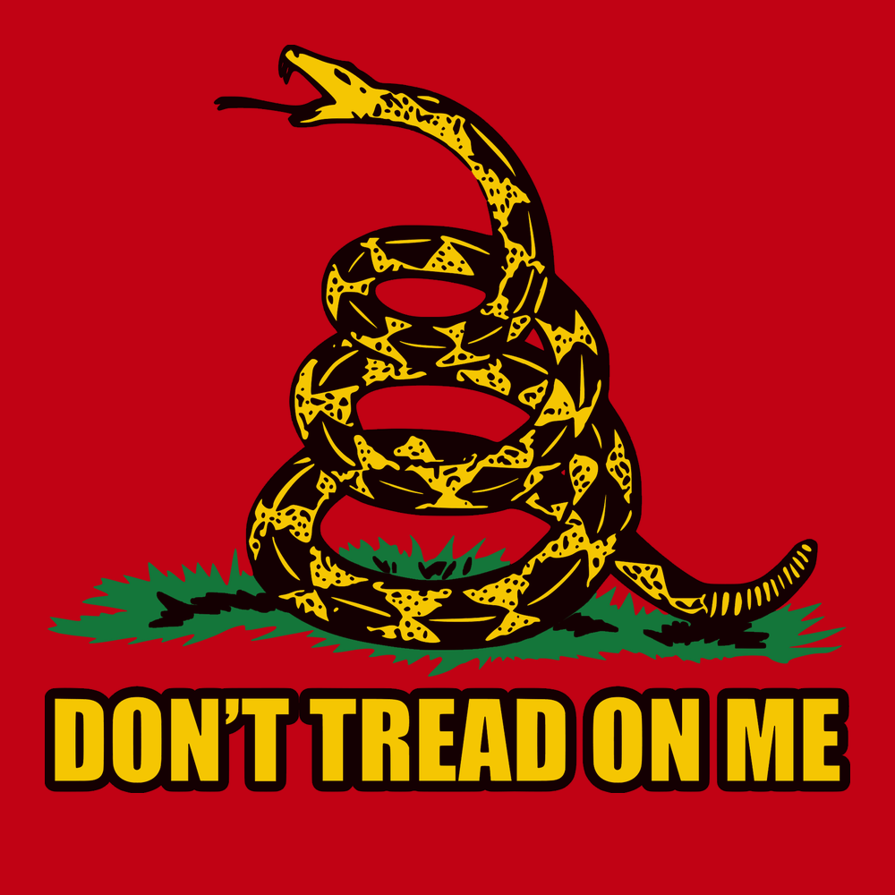 Don't Tread On Me T-Shirt RED
