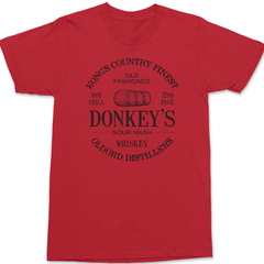 Donkey Kong Country Finest Whiskey T-Shirt RED