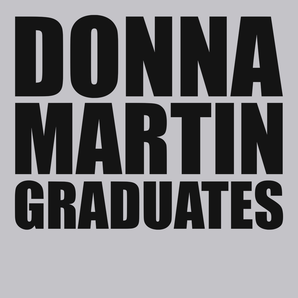 Donna Martin Graduates T-Shirt SILVER