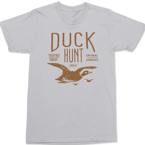 Duck Hunt T-Shirt SILVER