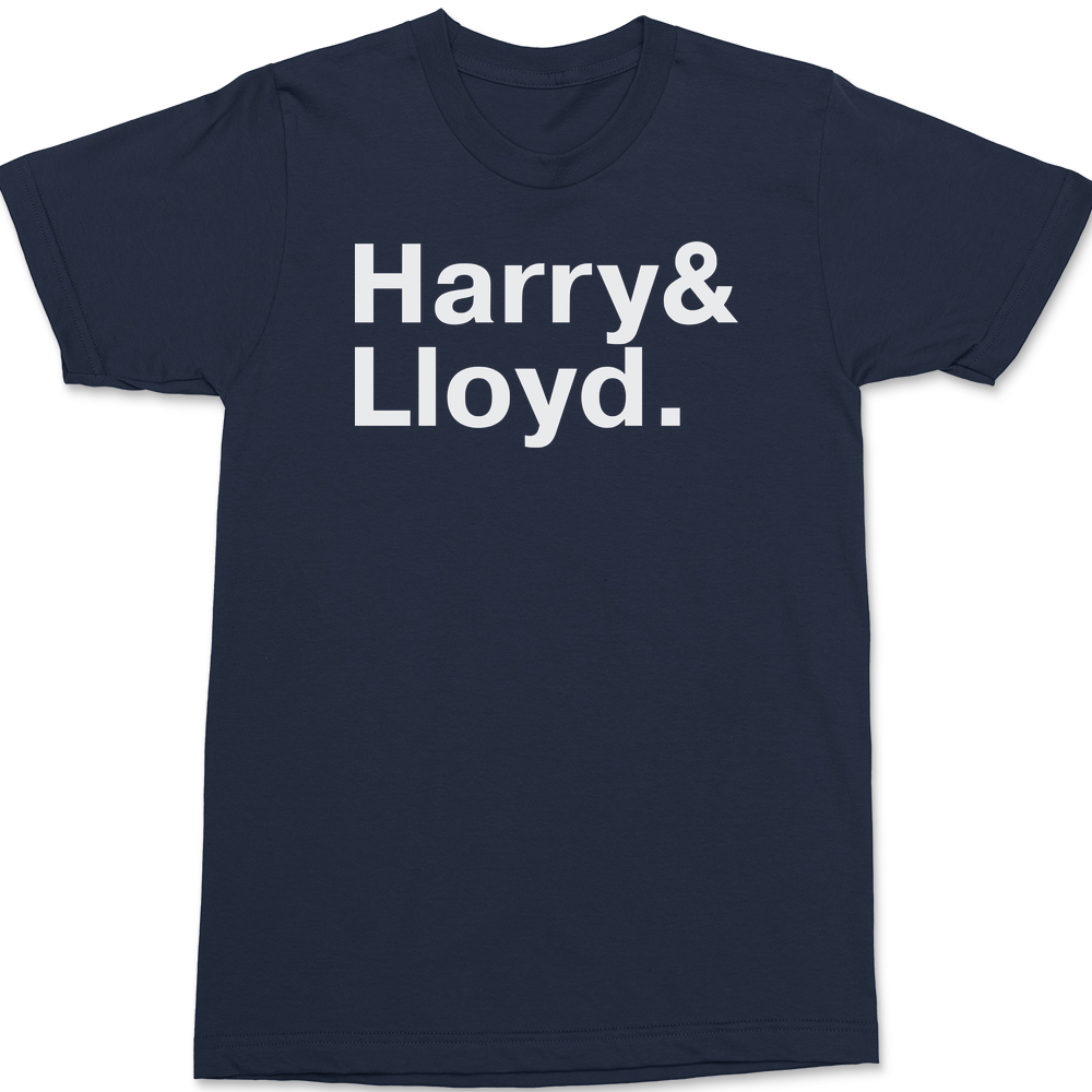 Dumb and Dumber Names T-Shirt NAVY