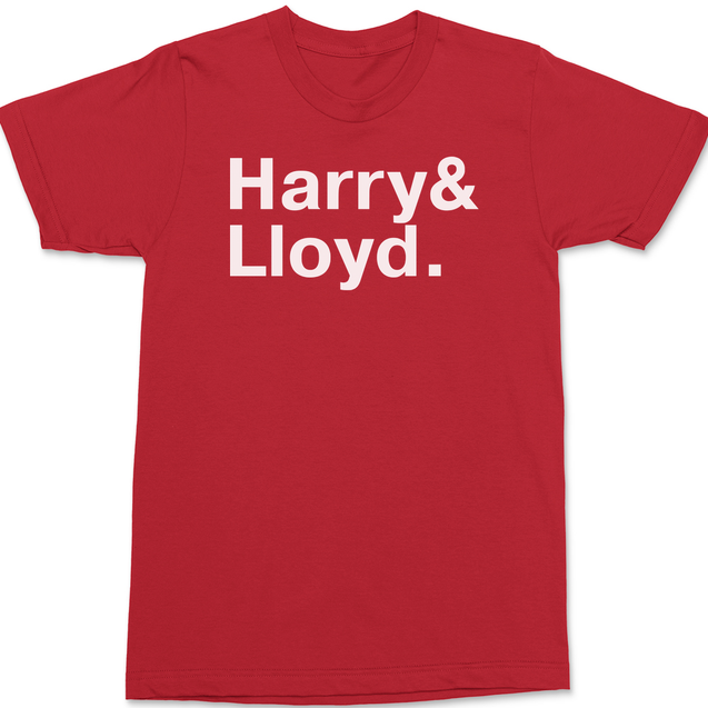 Dumb and Dumber Names T-Shirt RED
