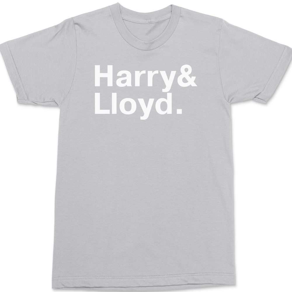 Dumb and Dumber Names T-Shirt SILVER