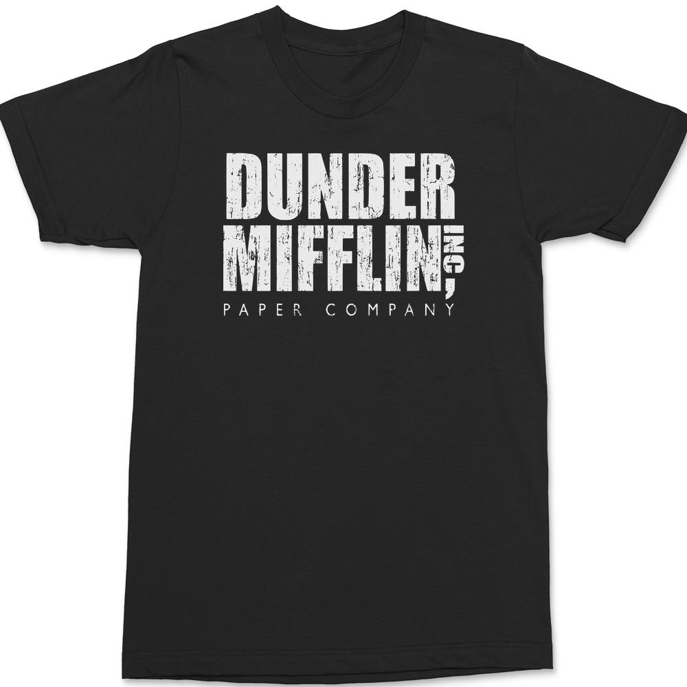 Dunder Mifflin Paper Company T-Shirt BLACK