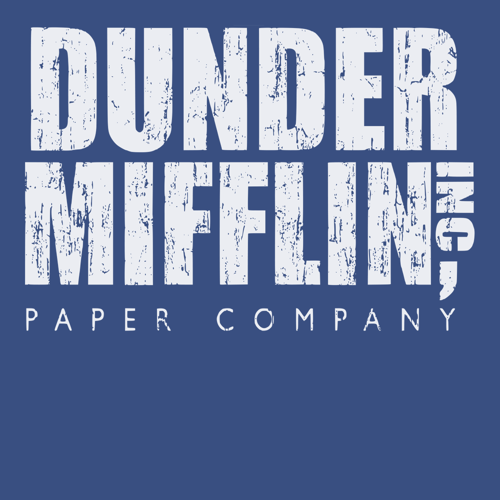 Dunder Mifflin Paper Company T-Shirt BLUE